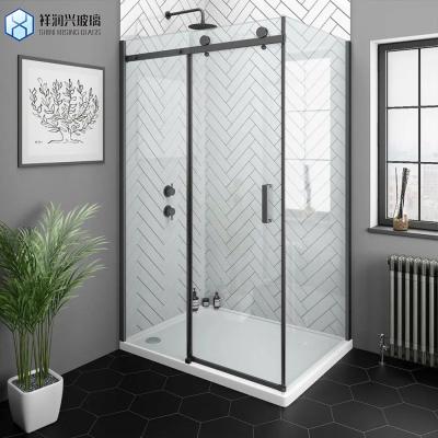 China 8mm 10mm 12mm Clear Tempered Glass for Bathroom and Door Glass After-sales Service 5 Years for sale