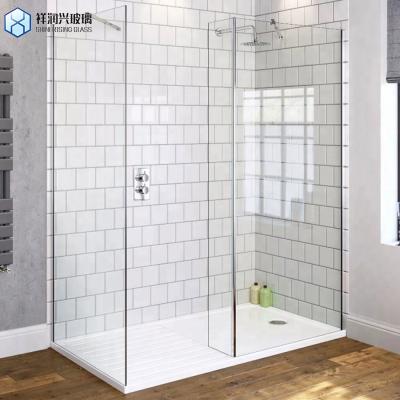 China Cuarto de ducha sin marco con puerta corredera de vidrio templado personalizable Certificado SGS en venta