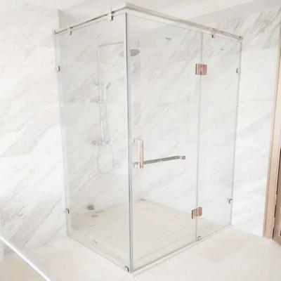 Chine Technique porte coulissante en verre pour salle de bain salle de douche à vendre