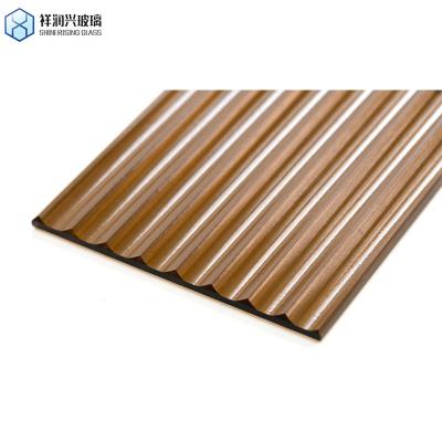 China Float Glass Transparent Patterns Tempered Silk Screen Printing Home Appliance Glass Panel for sale