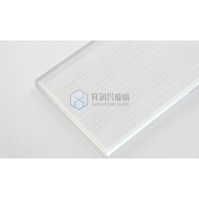 China 6mm Extra Clear Fluted Glass with Tri-Prism Pattern Transform Your Leisure Facilities for sale