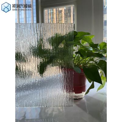 China Hoofdproduct Lage ijzeren gewalst glas gelaagd glas met een mesh-pyramide textuur Te koop