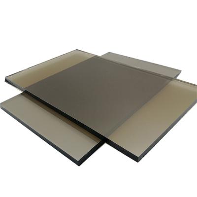 China 4 mm 5 mm Dunkelblau Bronze gefärbt gehärtetes Glas mit GB15763.2-2005 Standard zu verkaufen