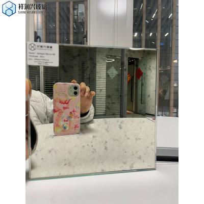 China Modern Style Customization Antique Mirror for Bathroom Wall Decoration Mirror Sheet for sale