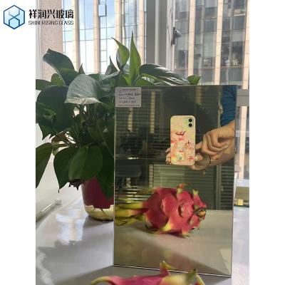 China Glass Mirror Pieces Silver Mirror Double Coated Glass Colored Clear Mirror Glass Custom for sale