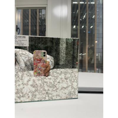 China Decoratieve grote wand antieke gelaagd glas spiegels 3mm-8mm met techniek gelaagd Te koop