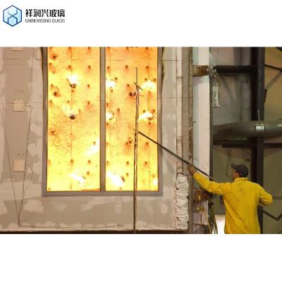 China Flachpoliertes Feuerglas 4 mm 5 mm Klares durchsichtiges gehärtetes Keramikglas Kamin zu verkaufen