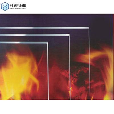 China Técnica laminada Cerámica transparente Hoja de vidrio de chimenea Resistente al calor Fuego de gas Vidrio de puerta de horno en venta