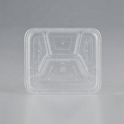 China Airtight Freshness Keeping Kitchen 4 Compartment Plastic Storage Take Out Container Food Box for sale