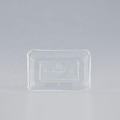 China Wholesale Clear Plastic Freshness Preservation Plant Food Container Salad 320ml Disposable Grocery Packing Transparent Microwave Safe Place Box for sale