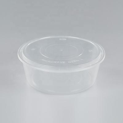 China Factory price frozen plastic round freshness preservation 4450ml bowl for restaurant packaging for sale