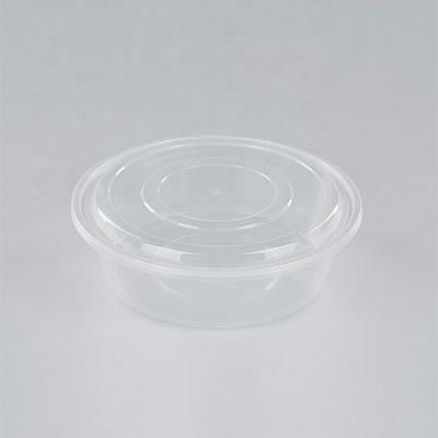 China Freshness Preservation 2000 Ml Round Disposable Heat Resistant Takeout Transparent Bowls for sale