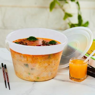 China High Quality Freshness Preservation Round 4500ml Leakproof Plastic Food Container Large For Adult for sale