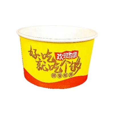 China Freshness Preservation Paper Soup Container Take Away Soup Noodle Containers Soup Cup Supplies Paper Food Containers Paper Bowl for sale