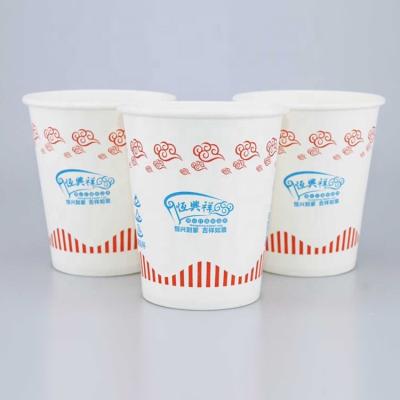 China OEM Tea Factory Supply Disposable Stain Color Embossing Reusable Paper Cup Disposable Craft Paper Drinkware Custom Coffee Cup for sale