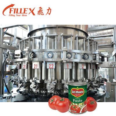 China Automatic Chilli Sauce Oil Honey Fruit Jam Food Canning Line Packaging Machine en venta