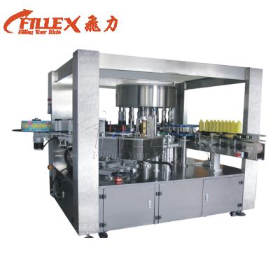 China Rotary Type Hot Melt Glue Automatic Labeling Machine For Beverage Factory Production for sale