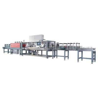 China Automatic Electric PE Film Drink Can Packing Wrapper Machine Horizontal Baling Press Machine for sale