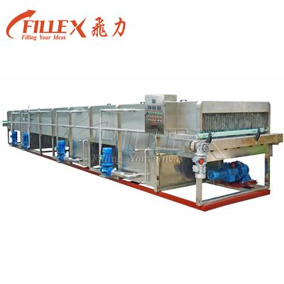 China High Productivity Automatic Spray Cooler Bottle Cooling Tunnel Processing Machine for sale