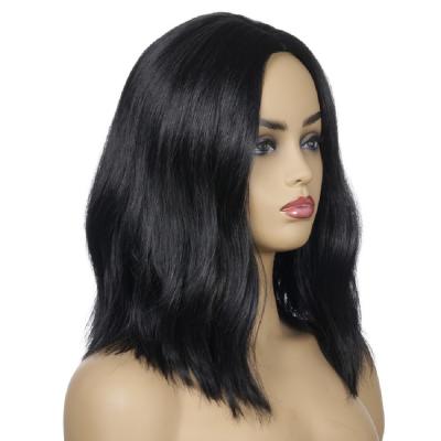 China 2021 Cheap and Popular Sillky Wholesale Silky Straight Wave Long Hair Straight Wig For Females Synthetic Hair for sale