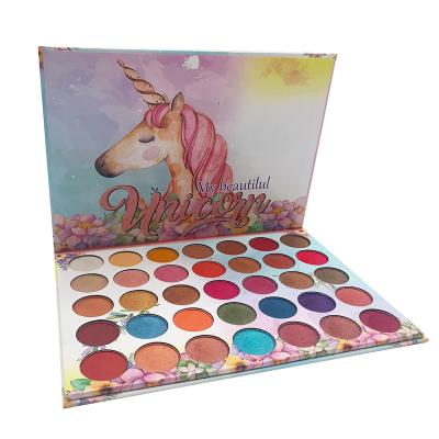 China Waterproof All Eyeshadow Palette Set Gift Set Pro Makeup Kit Matte Shimmer Eye Shadow Vendor 35 Colors for sale