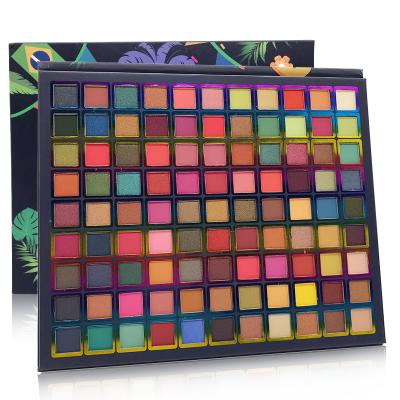 China High Pigmented Waterproof Makeup Palette Easy To Blend Color Fusion 99 Shades Metallic And Shimmer Eyeshadow for sale