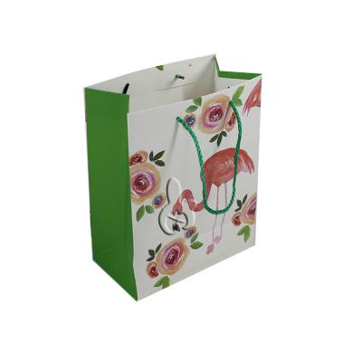 China New Desgin Recyclable Fancy Recycled Paper Tote Bags Paper Gift Bag for sale