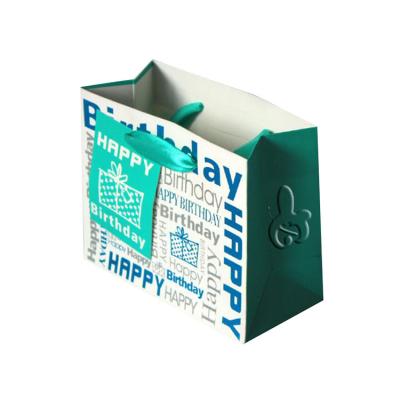 China Low Pricer Manufacturers Happy Birthday Paper Bag Recyclable Gift Bag Shopping Customized Wholesale Paper Bag LOGO Clothing Bag for sale