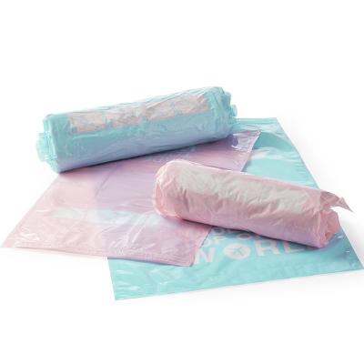 China New classic/postmodern hand pressing travel vacuum storage bag roll up vacuum space bag for sale