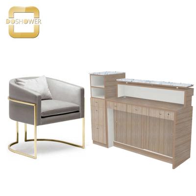 China Modern Barber Shop Reception Desk Reception Desk Counter Wood For Office Counter Design Reception for sale