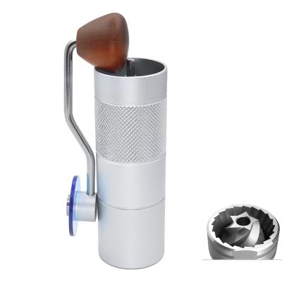 China Wholesale RV Hand Stainless Steel Coffee Grinder For Camping Coffee Grinder Wooden Handle for sale