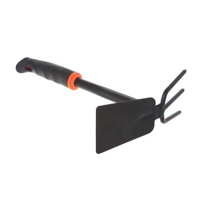 China Multifunctional Hard Carbon Steel Grip Rubber Handle Garden Hand Heat Plastic Shovel Portable Weeding Hoe for sale