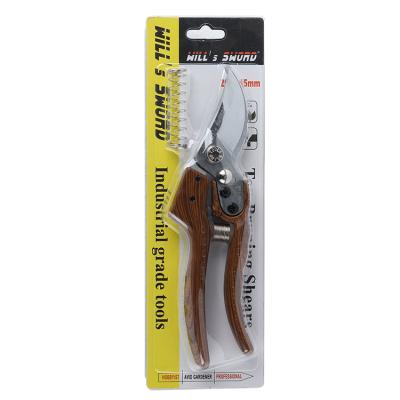 China JM-158 Wholesale Anti-Slip Handle Garden Pruner Anti-Slip Scissors Branch Pruners for sale