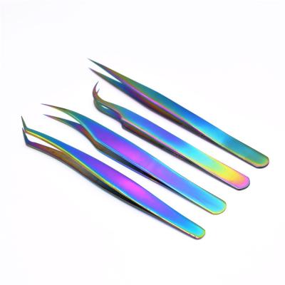 China High Hardness High Quality Eyelash Tweezers Professional Eyelash Tweezers For Eyelash Extension for sale