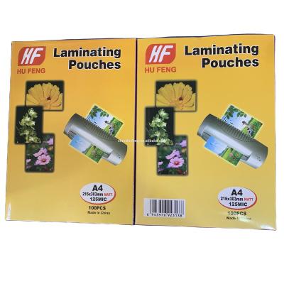 China A4 225x310mm moisture proof LETTER SIZE SELF-ADHESIVE BACK SEAL MATT GLOSSY /hot laminating pouches / pouch thermal laminating film for sale