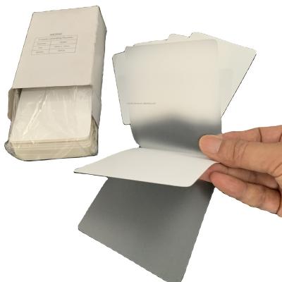 China Water Resistance 54x86mm 60x92mm 250mic 720mic Three 3 Layer WHITE INSERT Pocket Film Laminating Sheets Suppliers from China for sale