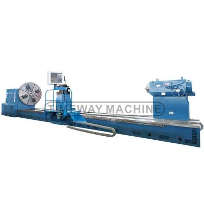 China 20000mm Max. Turned Length CNC Metal Turning Full Automatic Flat Bed Lathe for Brands for sale