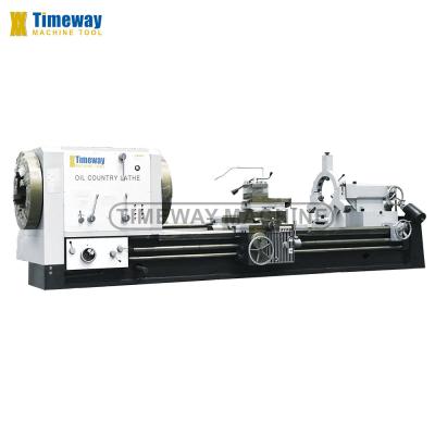 China Q-360F Pipe Threading Lathe Max. Swing Over Cross Slide 610mm Spindle Bore 360mm for sale