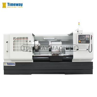 Cina QK-200 CNC Pipe Thread Lathe Machine con 4 stazioni utensili e sistema di controllo FANUC in vendita