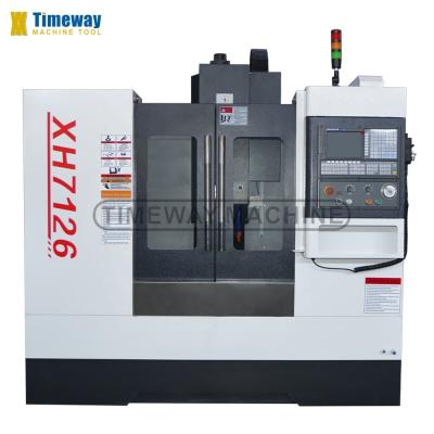 China 2400KG Weight Bed Type Vertical Milling Machine Tool XH7126 with 12 ATC Capacity for sale