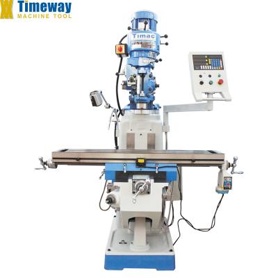 Chine Machine de fraisage manuelle à tourelle de haute précision Timeway M250 pour déplacement de table de 920/1000 mm à vendre