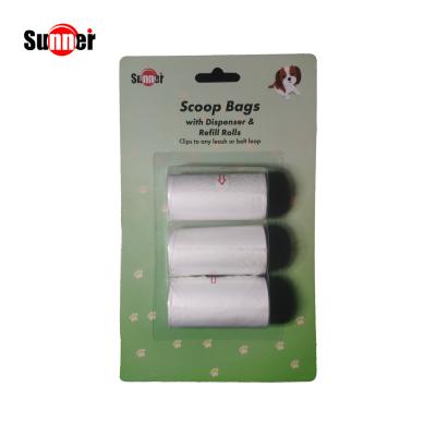 China Sustainable Hot Sale Pet Waste Bags Refill Rolls Multipacks Available for sale