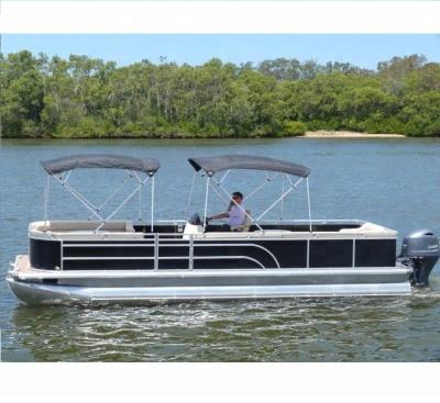 China Standard / Luxury Aluminum 7.5m Pontoon Boat Party Boat Suit For Container Load for sale