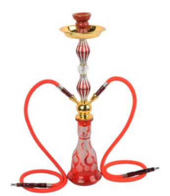 China Woyu Newest Model Crystal Hookah Glass Shisha for Clubs Shesha Water Smoking Pipes for sale