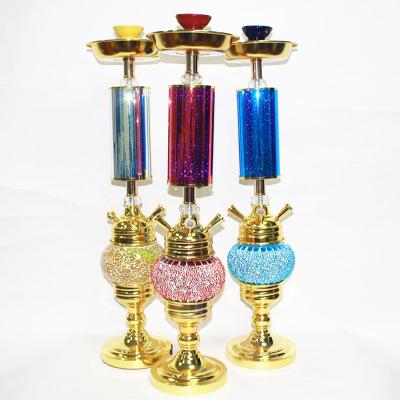 China Woyu Luxury Iron Hookah Perfect Nargile with 2 LED Light Fit for Upmarket Bars and Clubs for sale