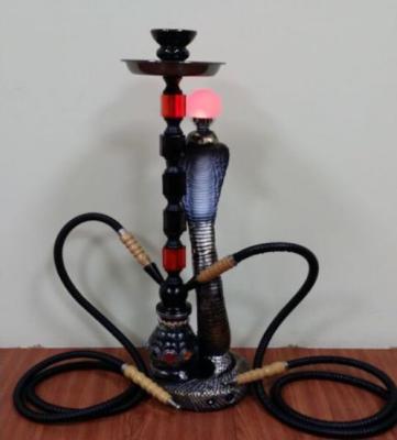 China Woyu Resin Hookah Indian Snake God Design Popular in The Middle East Double Pipes Shisha for sale