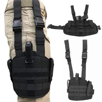 China OEM/ODM EDC Canvas Breathable Custom Tactical Leg Holster Outdoor Tactical Thigh Holster For Hunting Sighting for sale