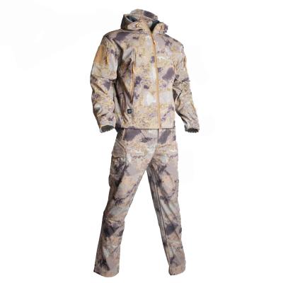 China Amazon Raincoat Sells Windproof Military Wind Proof Hooded Camping Rise Suits And Combat Raincoat Suit for sale