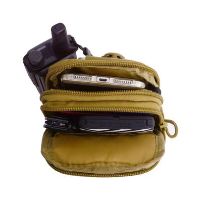 China Hot Selling Multi Colors Water Proof Colors Waist Tactical Bag Pouch Holder Belt Multi Pocket Military Running Mobile Cell Phone Bag for sale