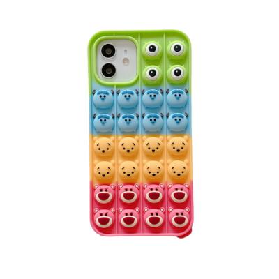 China Cartoon Silicone Phone Case X/XS Shockproof Cell Phone Shell 13Pro Max for sale